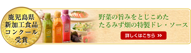 鹿児島県新加工食品コンクール受賞、特製 ドレ・ソース